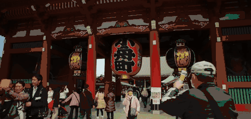 浅草寺 寺庙 日本 历史文化 建筑