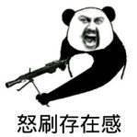 存在感 熊猫头 生气