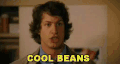 兴奋 excited 安迪 山姆伯格 cool beans