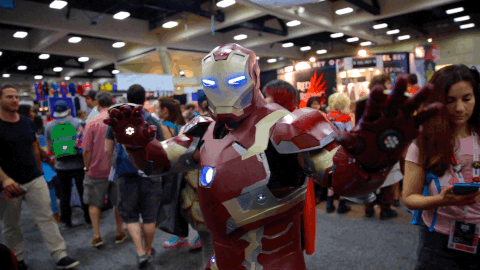 钢铁侠 Iron+Man ,圣地亚哥国际动漫节  耍帅