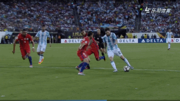 梅西 假摔 阿根廷vs智利 2016美洲杯