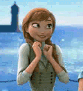 冰雪奇缘 安娜 兴奋 冰冻 开心 动画 迪士尼 Frozen Disney