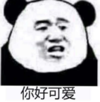 暴漫 文字表情包 你好可爱 搞笑 沙雕 魔性