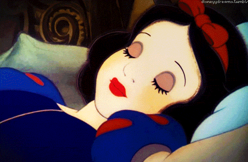 白雪公主 动画 呼吸 睡觉