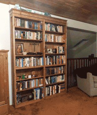家居创意 书柜 门 折叠 艺术设计