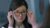 眼镜 美女 黑色 长发