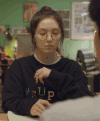 美女 可爱 清纯 若有所思 甜美 无语