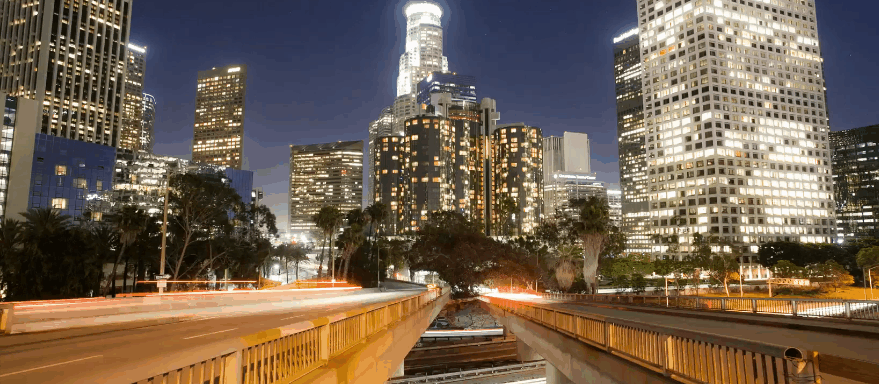 亮灯 洛杉矶之夜 灯光 纪录片 风景 高楼