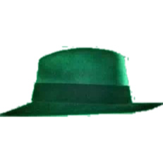 绿帽子 搞笑 斗图 白色背景