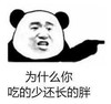 暴漫 熊猫头 为什么你吃的少还长的胖 搞怪 逗
