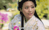 魏颐 古装 美丽 花丛