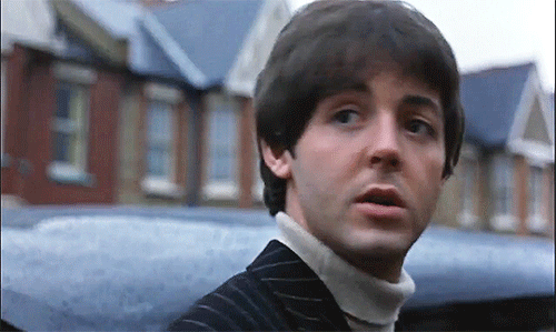 Paul McCartney 回头 毛衣 眼神
