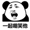 嘲笑 熊猫头 哈哈 搞怪 逗