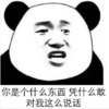 暴漫 文字表情包 你是个什么东西凭什么对我这么说话 搞怪 沙雕 魔性