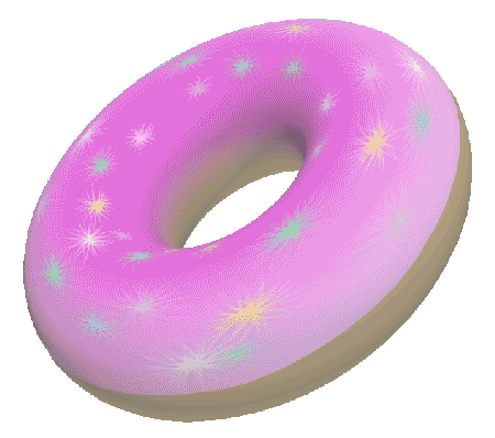食物 甜甜圈 艺术 动画