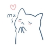 猫咪  可爱   爱心  mu啊
