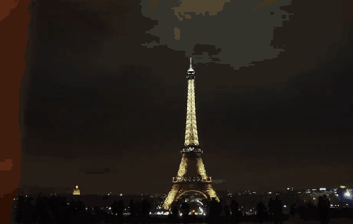埃菲尔铁塔 巴黎 法国 环球延时摄影 风景