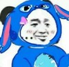 金馆长 蓝色 柯基 微笑