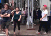 帅哥 帽子 尴尬 搞笑 跳舞