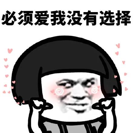 暴漫 熊猫头 必须爱我没有选择 害羞 搞怪 逗