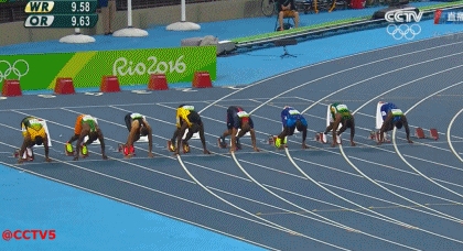 博尔特 里约奥运会 男子 100米 决赛 精彩瞬间 飞人大战