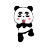 熊猫 骑马舞 呆萌 动漫