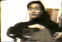 张国荣 抽烟 歪头 神情