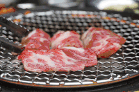 烤肉 翻动 诱人 美食 韩式