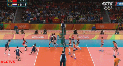 奥运会 里约奥运会 女排 中国 荷兰 赛场瞬间
