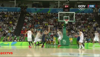 奥运会 里约奥运会 男篮 半决赛 美国 西班牙 赛场瞬间