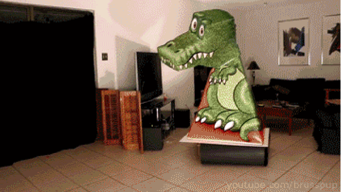 恐龙 创意 手工制作 3D效果