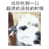 山羊 当你吃到一口超烫的汤包的时候