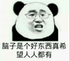 熊猫人 斯文 装逼 脑子是个好东西真希望人人都有