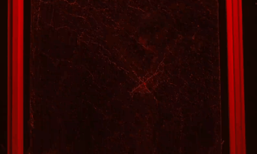 EXO MV monster 玻璃 箱子 红灯
