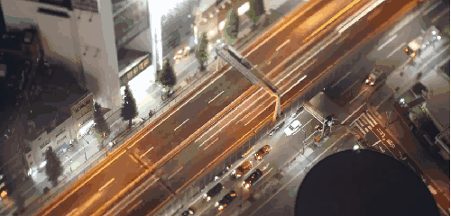 城市 日本 灯光 移轴摄影 车流 迷你东京
