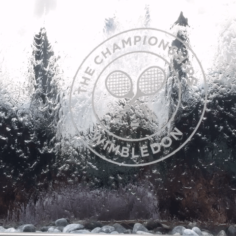 网球icon 下雨 朦胧 标志