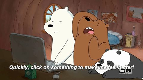 WeBareBears 電腦 無聊