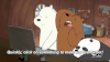 WeBareBears 电脑 无聊