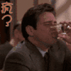 水杯 短发 喷水 领带 疯了