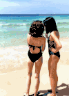 美女 海滩 比基尼 性感