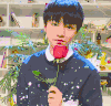 王俊凯 玫瑰花 TFBOYS 可爱 微笑