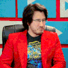 markiplier 红色衣服 采访 帅气 性感
