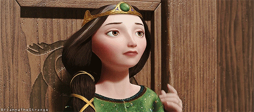 勇敢传说 埃莉诺王后 扶额 掩面 动画 迪士尼 皮克斯 Brave Disney