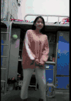 跳舞 美女 嘚瑟 拍摄