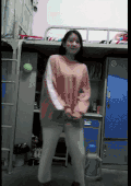 跳舞 美女 嘚瑟 拍摄