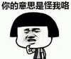 暴漫 文字表情包 你的意思是怪我咯 搞笑 逗 沙雕