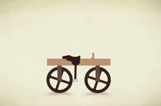 自行车 变形 轮子