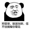 金馆长 熊猫头 狗管理 挺嚣张啊 信不信 捅爆你菊花