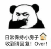 暴漫 文字表情包 日常保持小房子 收到请回复 搞笑 逗 沙雕