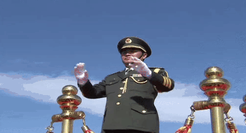 严肃 北京 建国60周年大阅兵 指挥 纪录片
